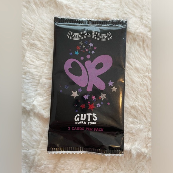 Olivia Rodrigo Guts world tour new sealed trading cards bus experience cards htf - Picture 1 of 2